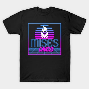 Mises Caucus Synthwave T-Shirt